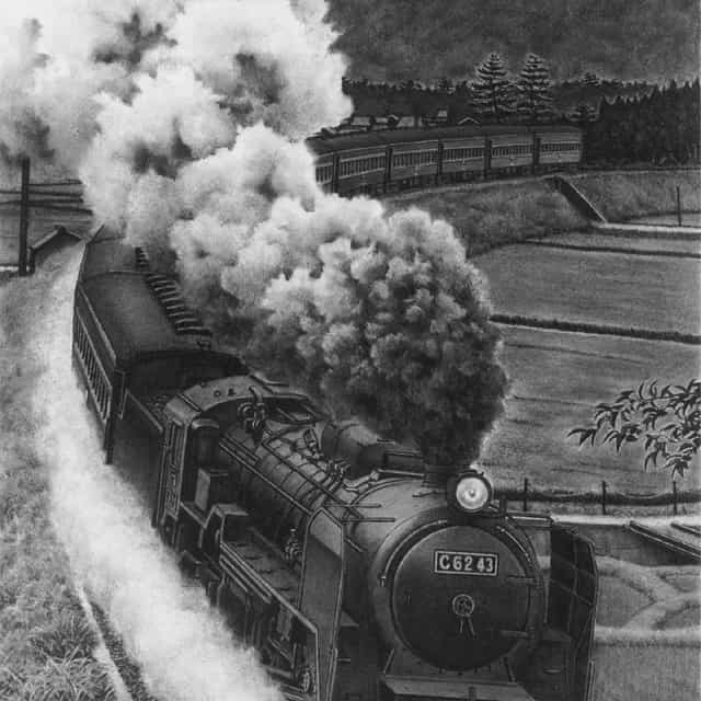 C62 Type Passing Through the Tunnel | A Digital Gallery Connecting