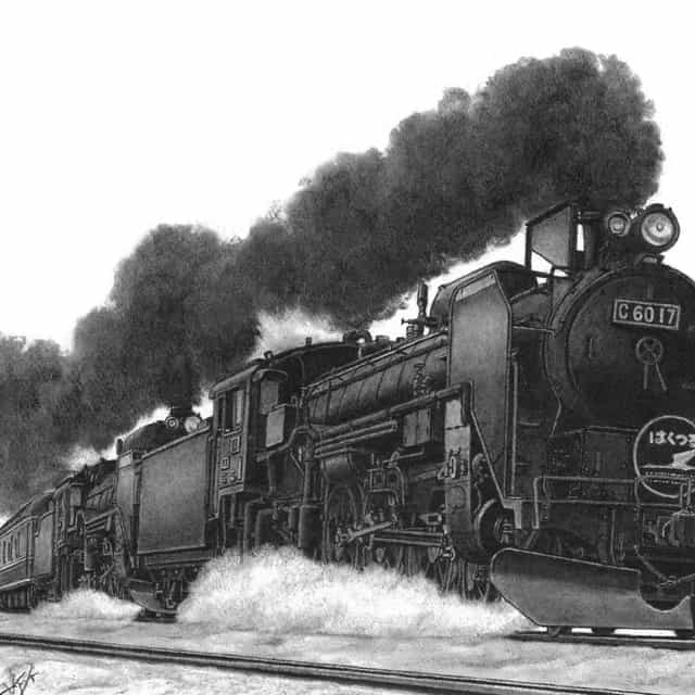 C62 Type Passing Through the Tunnel | A Digital Gallery Connecting