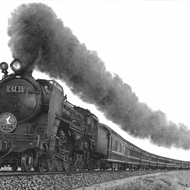 C62 Type Passing Through the Tunnel | A Digital Gallery Connecting
