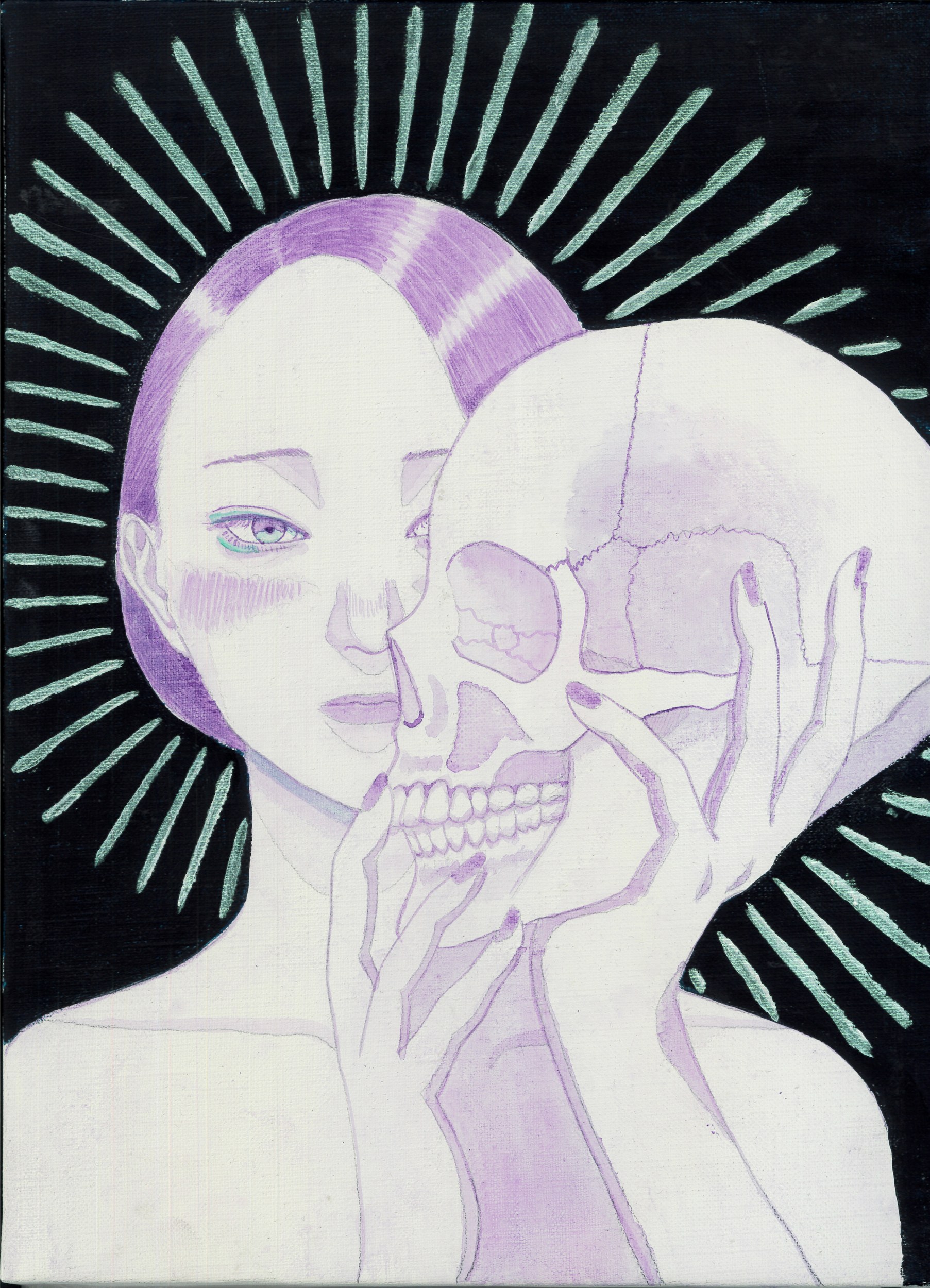 供給システム　アクリル画　原画 a97b81dd45a8b322b5df17ee87748c